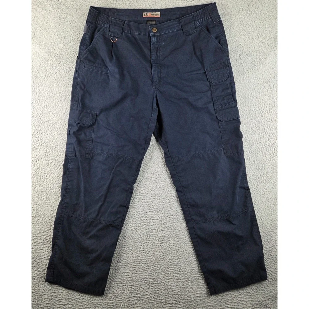 5.11 Tactical Taclite‎ Pro Pants Mens 38x30 (37x29) Blue 74273 Regular Ripstop